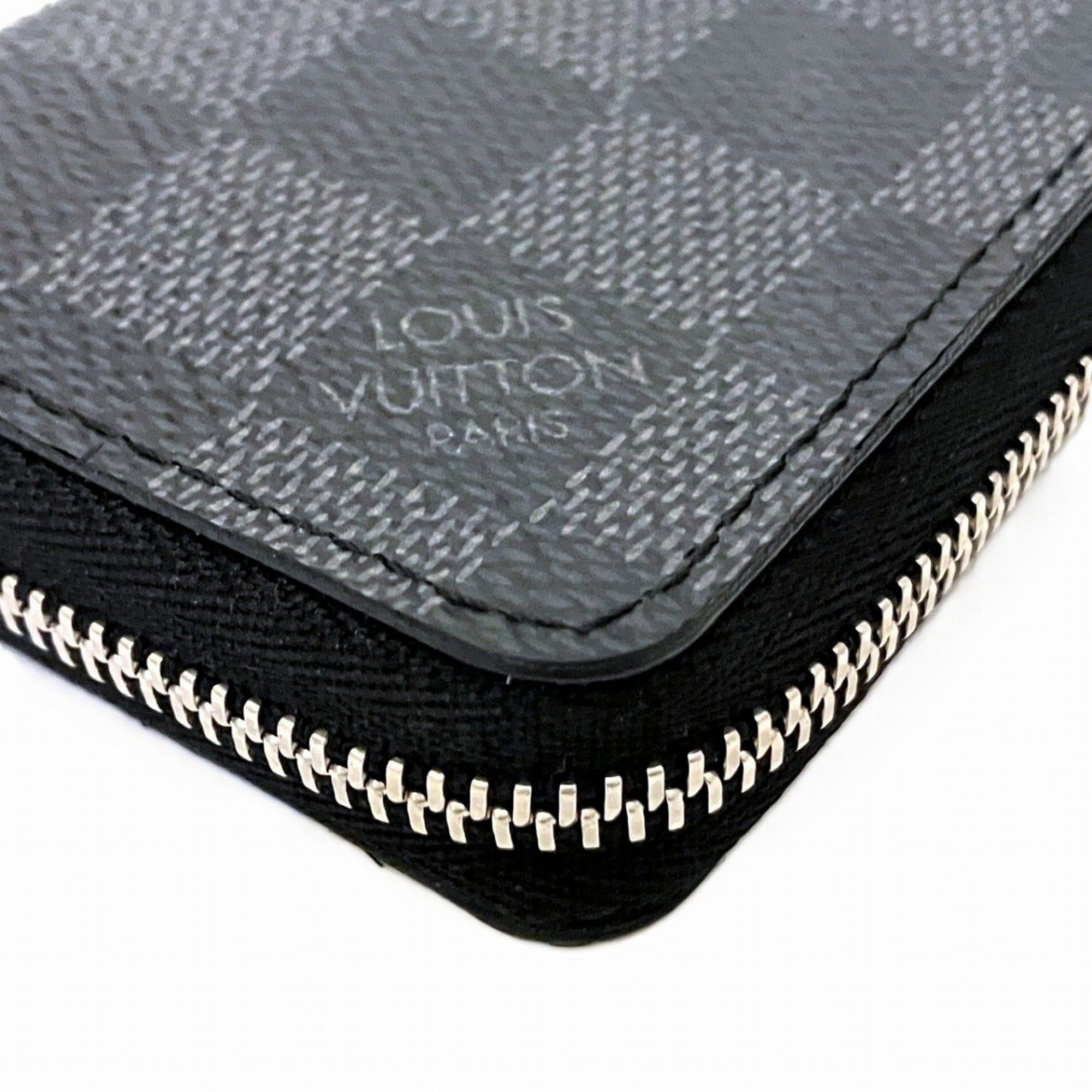 Louis Vuitton Louis Vuitton Zippy Coin Purse in Damier Graphite Toal N63076, Free Shipping Size ONE SIZE - 7 Thumbnail