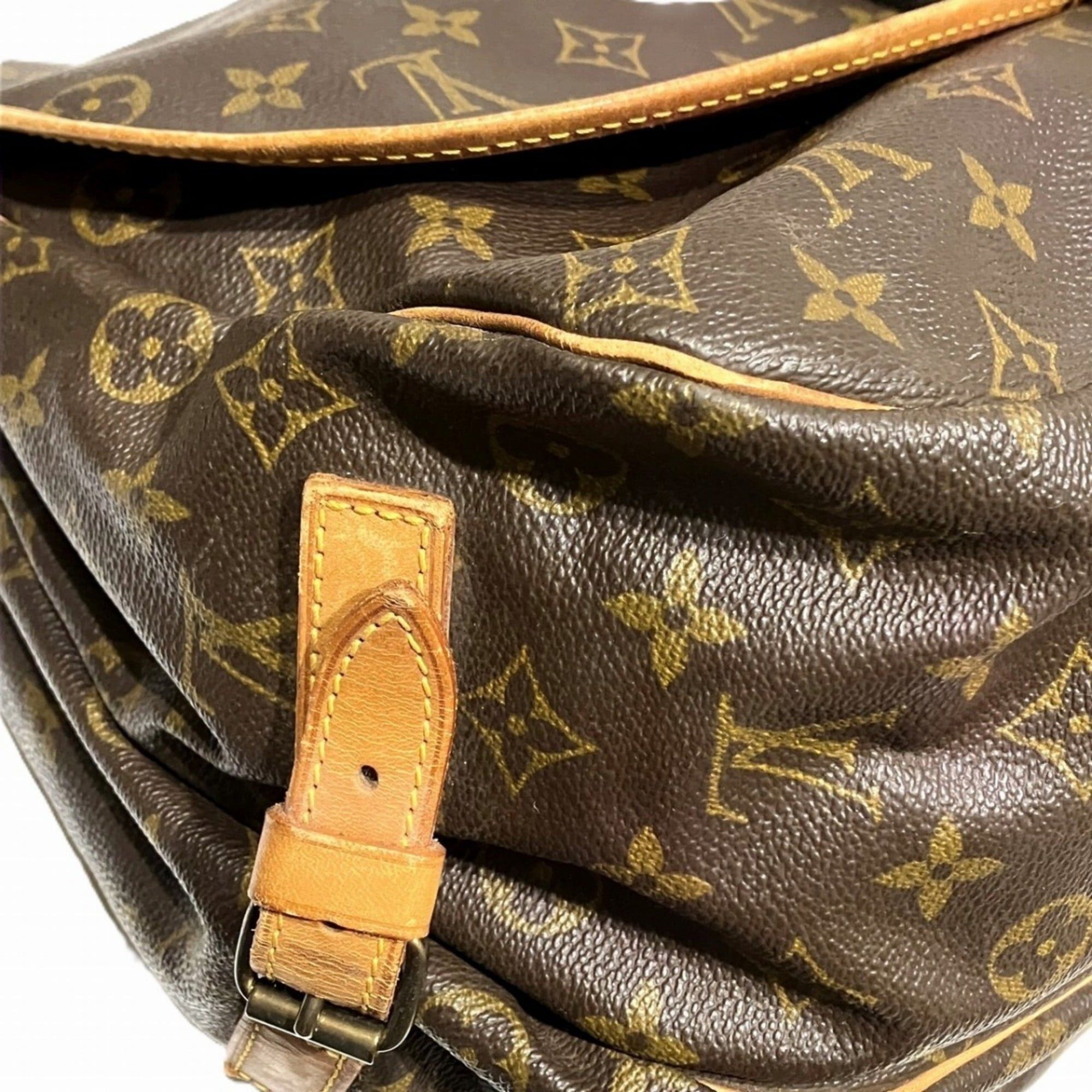 Louis Vuitton Louis Vuitton Saumur 35 Monogram Shoulder Bag in Taal Fabric, M42254, Free Shipping Size ONE SIZE - 5 Thumbnail