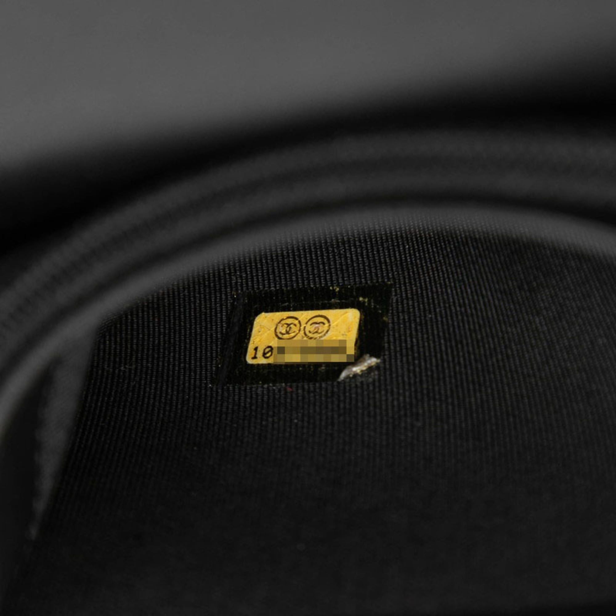 Chanel Chanel V-stitch Coco Mark bifold long wallet in black lambskin for women. Size ONE SIZE - 6 Thumbnail