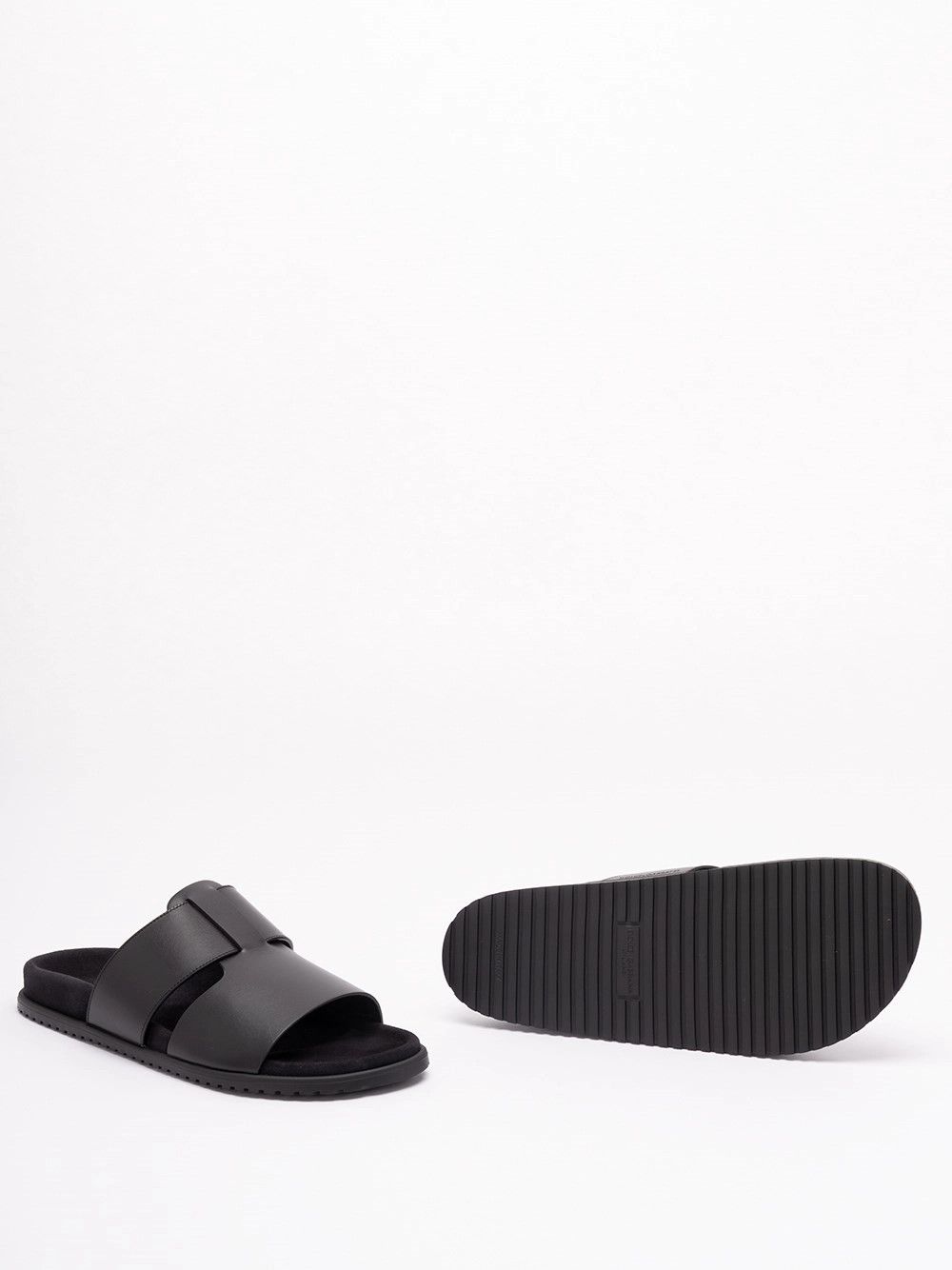 Dolce & Gabbana Leather Sandals Size US 12 / EU 45 - 4 Thumbnail