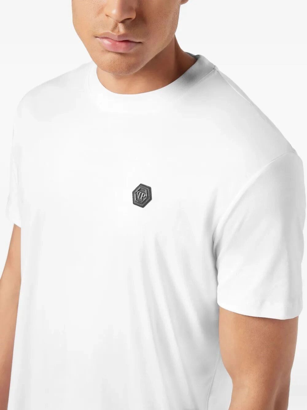 Philipp Plein Round Neck T-Shirt Hexagon Size US XL / EU 56 / 4 - 4 Thumbnail