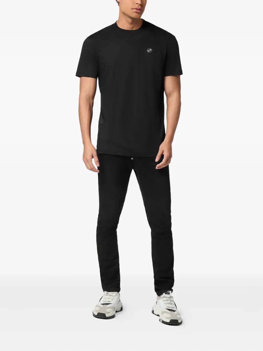 Philipp Plein Round Neck T-Shirt Hexagon Size US XXL / EU 58 / 5 - 2 Thumbnail