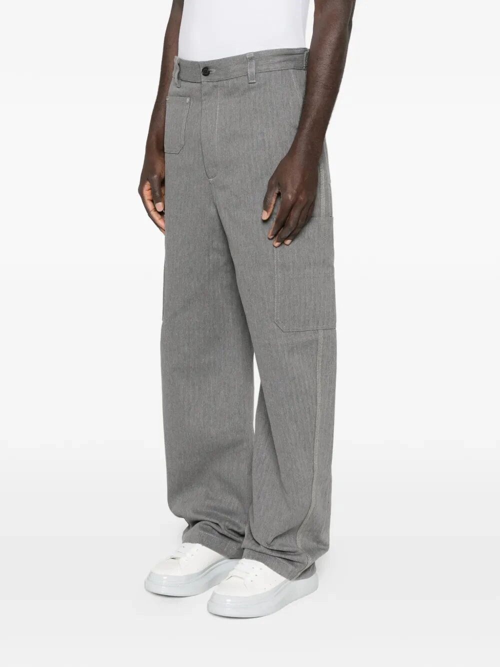 Givenchy Denim Pants With Front `Couture` Seams Size US 30 / EU 46 - 4 Thumbnail