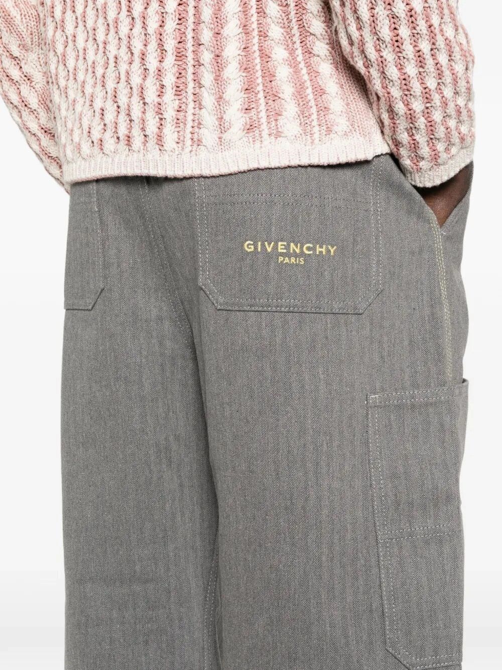 Givenchy Denim Pants With Front `Couture` Seams Size US 32 / EU 48 - 3 Thumbnail