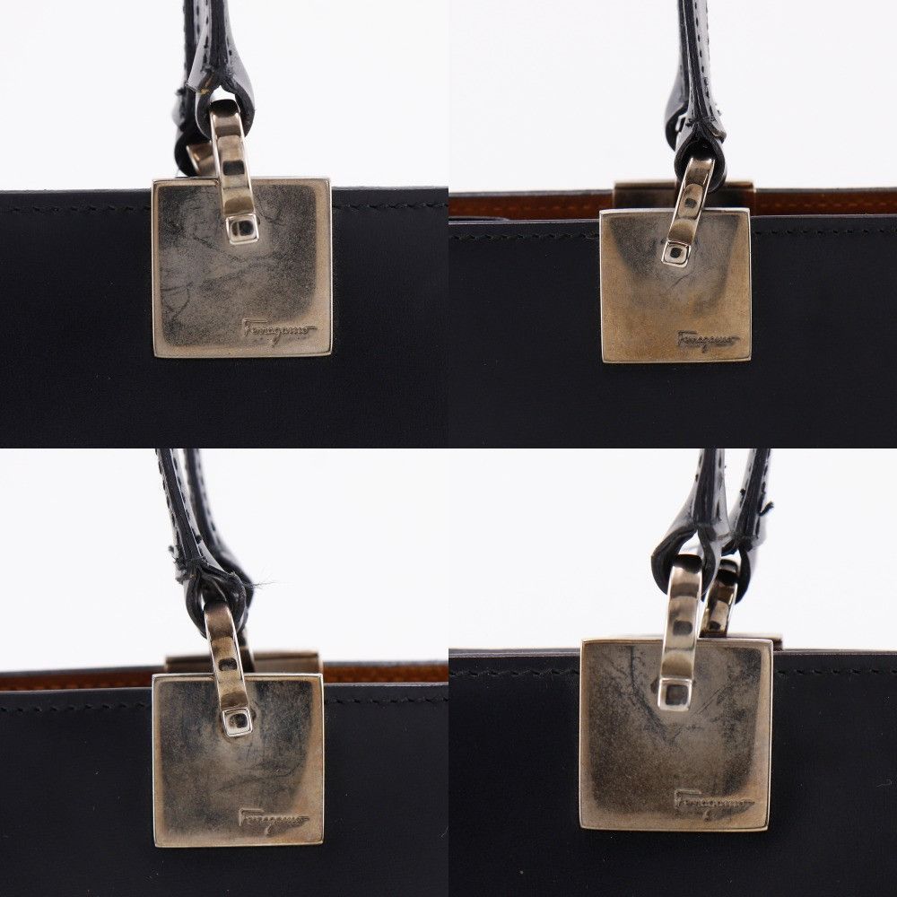 Salvatore Ferragamo Salvatore Ferragamo Salvatore Ferragamo Gancini Calf Tote Bag Leather Tote Bag BP-21 0137 DUTY FREE for USA Size ONE SIZE - 14 Thumbnail