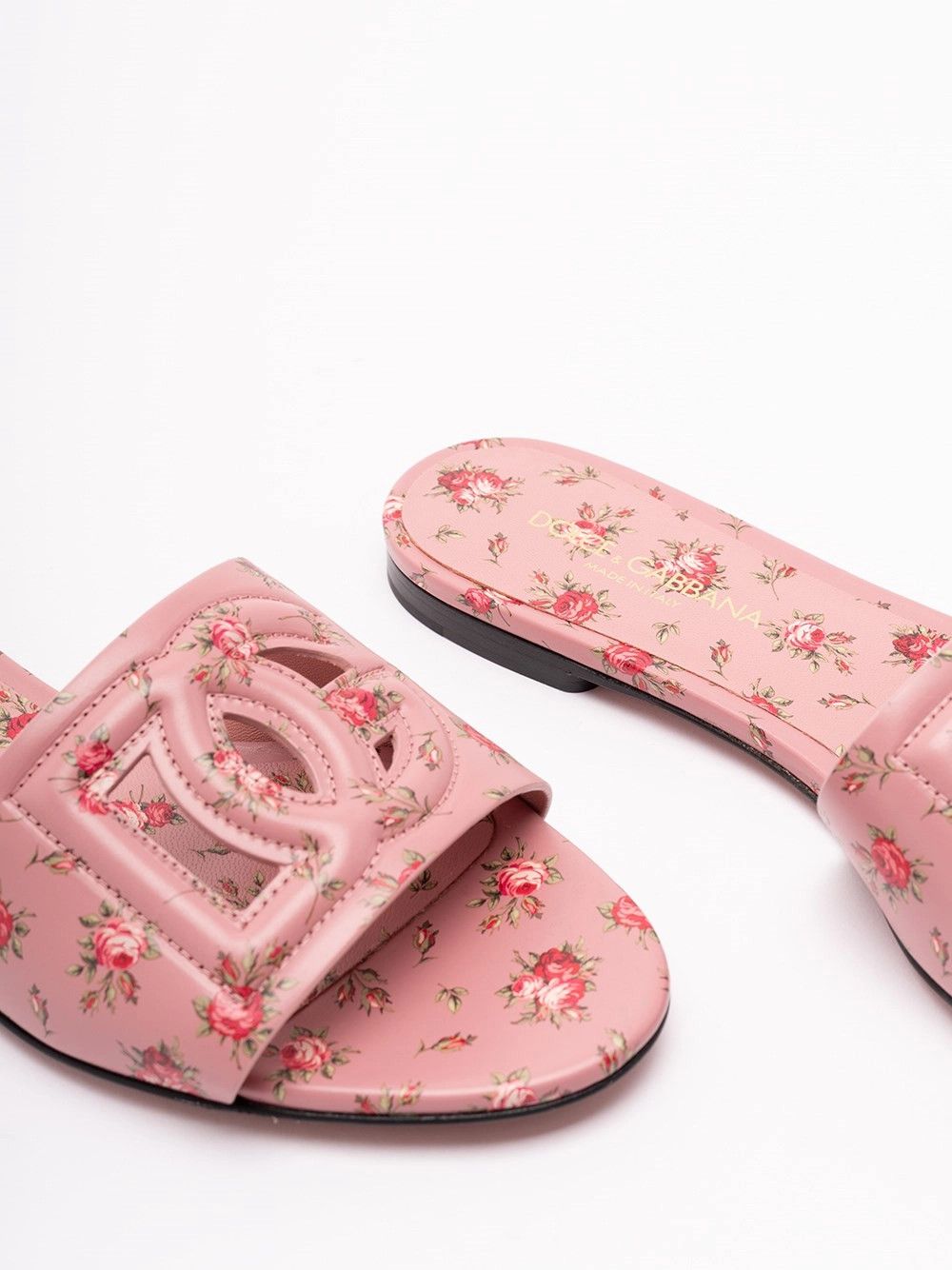 Dolce & Gabbana Sliders with Florar Print Size US 10 / IT 40 - 5 Thumbnail