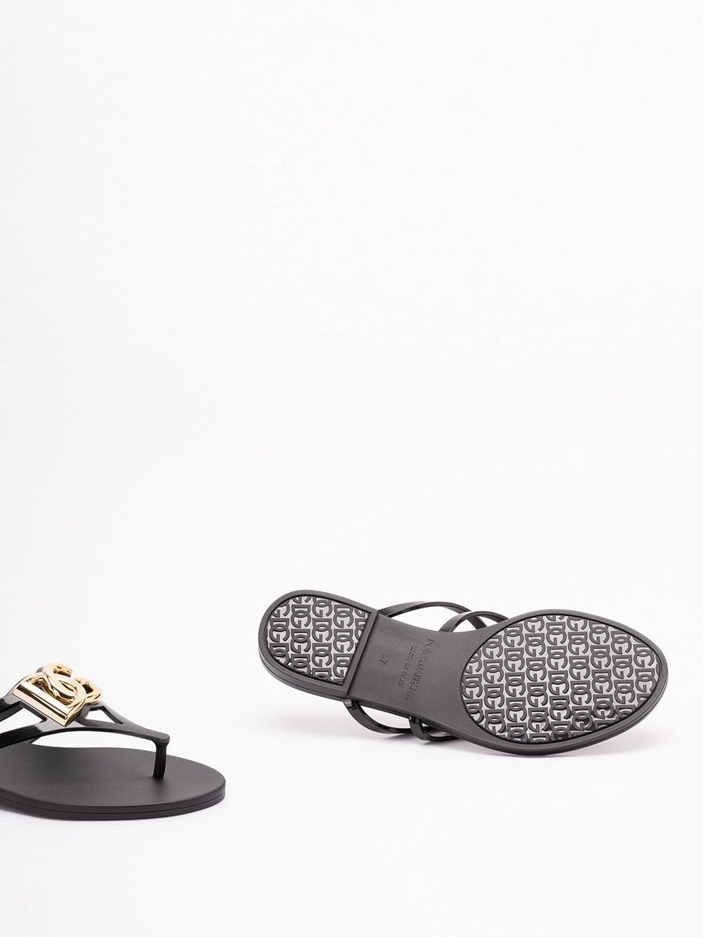 Dolce & Gabbana Rubber Flip Flops Size US 6 / IT 36 - 4 Thumbnail