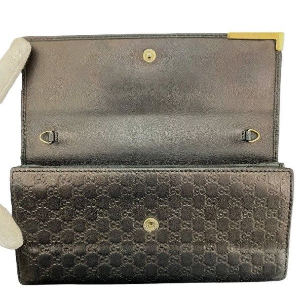 Gucci Gucci Gucci Gucci Signature Leather Chain Wallet Leather Long Wallet 269541 DUTY FREE for USA Size ONE SIZE - 3 Thumbnail