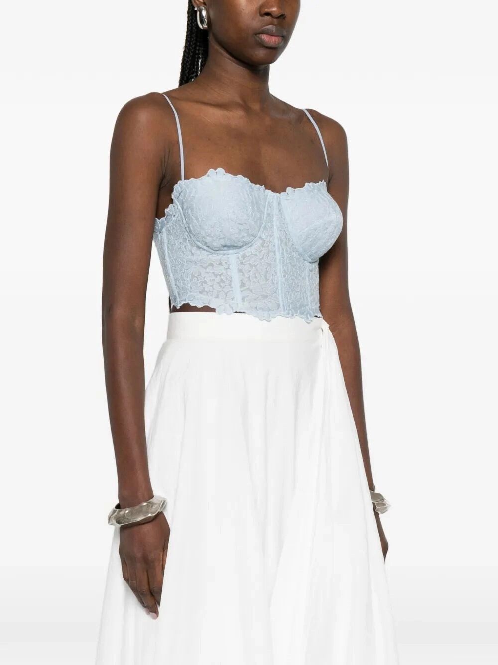 Ermanno Scervino Top With Embroidery Size M / US 6-8 / IT 42-44 - 5 Thumbnail