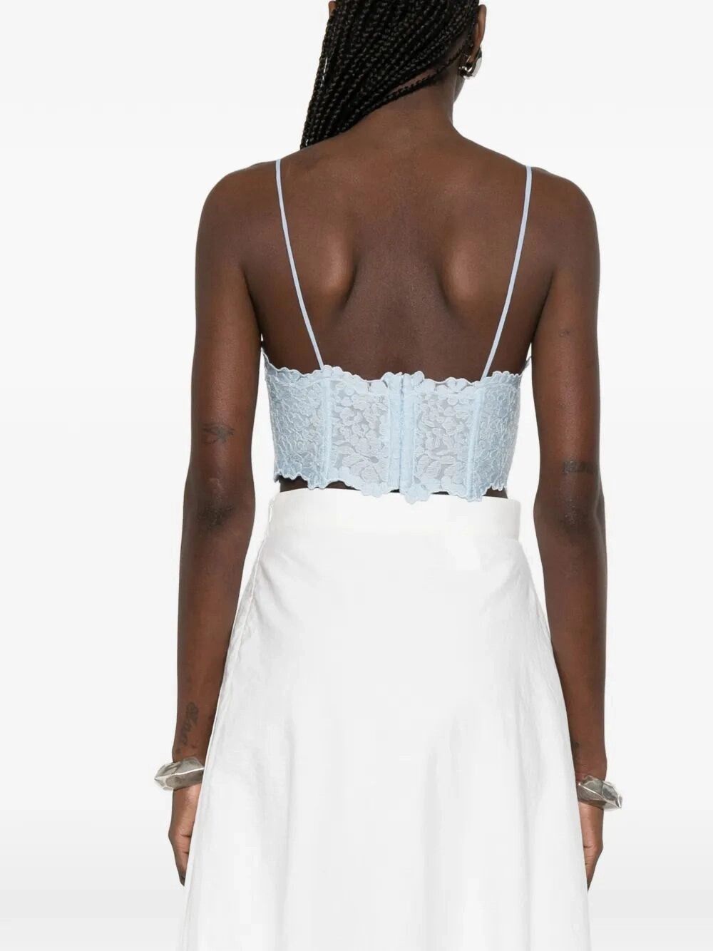 Ermanno Scervino Top With Embroidery Size M / US 6-8 / IT 42-44 - 4 Thumbnail