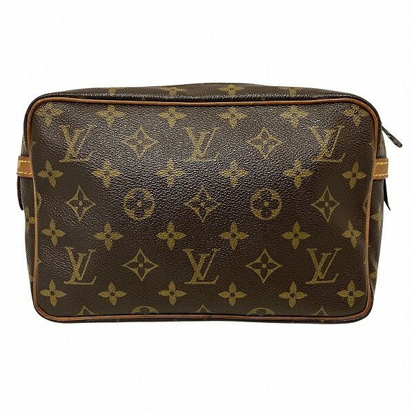 Louis Vuitton Louis Vuitton Louis Vuitton Compiegne Monogram Clutch Bag Textile Clutch Bag M51847 DUTY FREE for USA Size ONE SIZE - 2 Thumbnail