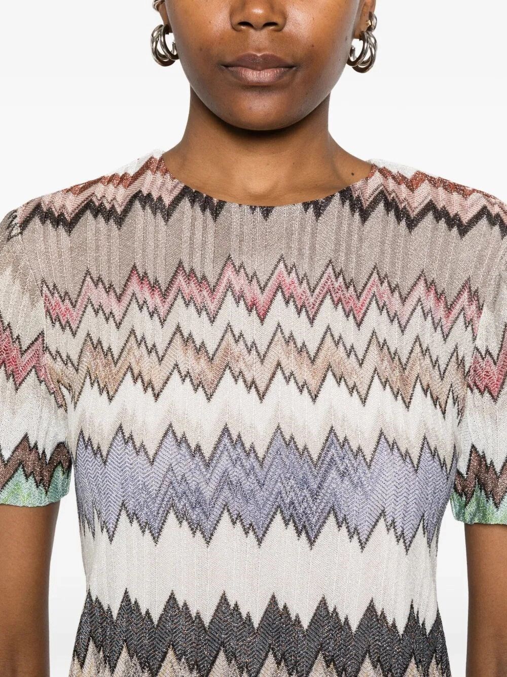 Missoni Short Dress Size L / US 10 / IT 46 - 5 Thumbnail