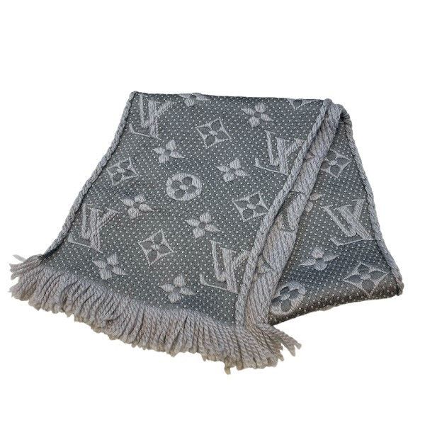 Louis Vuitton Louis Vuitton Louis Vuitton Echarpe Logomania Wool Silk Scarf Textile Scarf M74742 DUTY FREE for USA Size ONE SIZE - 2 Thumbnail