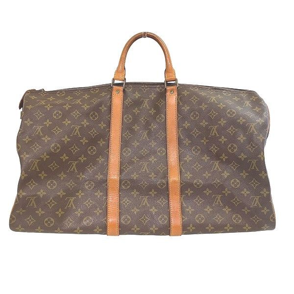 Louis Vuitton Louis Vuitton Louis Vuitton Keepall Monogram Boston Bag Textile Travel Bag M41424 DUTY FREE for USA Size ONE SIZE - 2 Thumbnail
