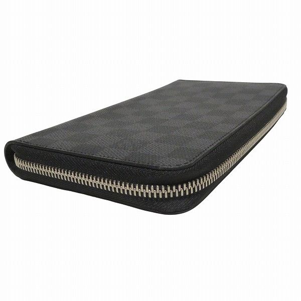 Louis Vuitton Louis Vuitton Louis Vuitton Zippy Organizer Damier Graphite Wallet Textile Long Wallet N60111 DUTY FREE for USA Size ONE SIZE - 9 Thumbnail
