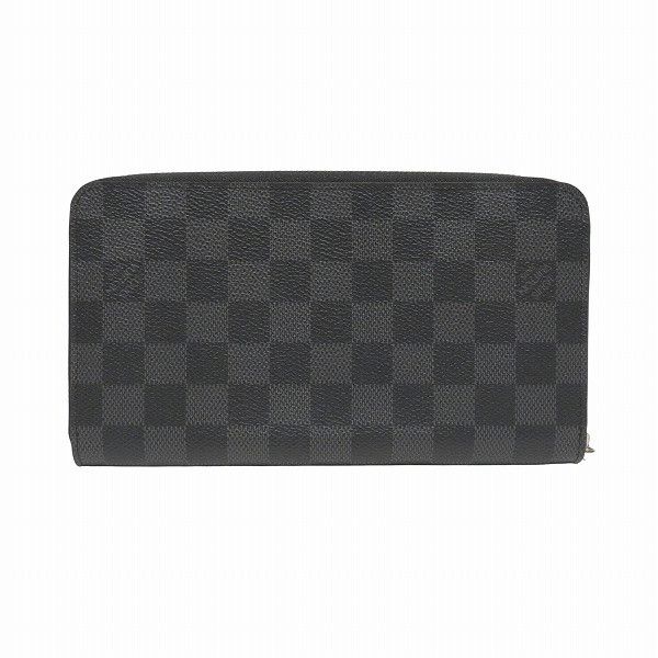 Louis Vuitton Louis Vuitton Louis Vuitton Zippy Organizer Damier Graphite Wallet Textile Long Wallet N60111 DUTY FREE for USA Size ONE SIZE - 2 Thumbnail