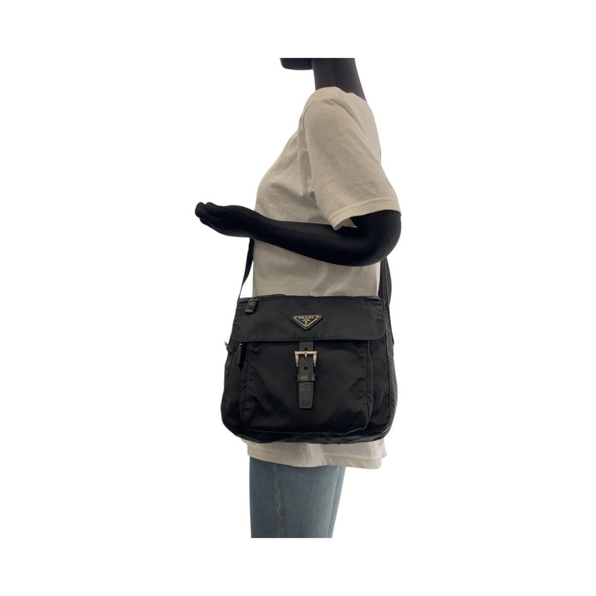 Prada Prada Prada Tessuto Nylon Shoulder Bag Textile Shoulder Bag DUTY FREE for USA Size ONE SIZE - 8 Thumbnail