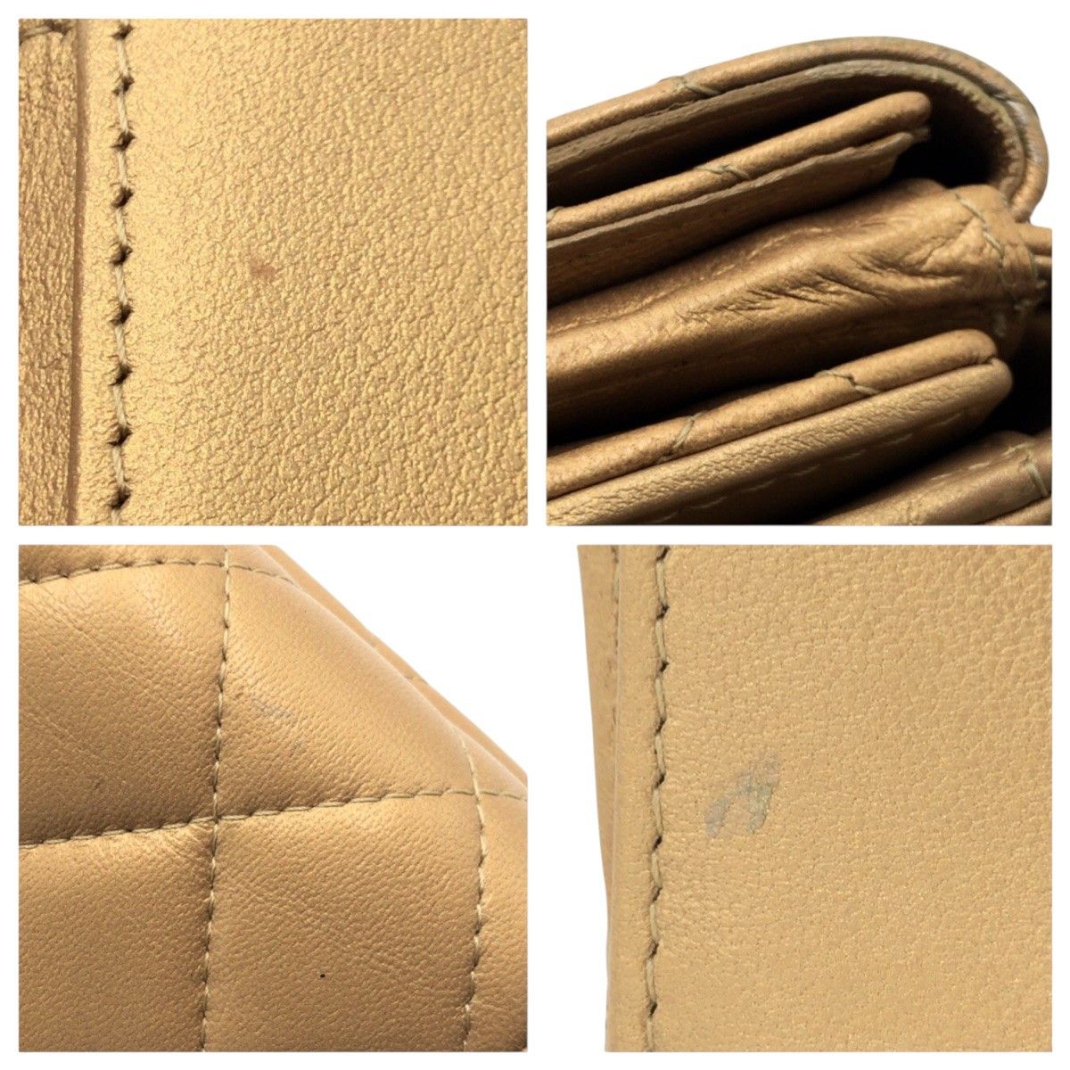 Chanel Chanel Chanel Matelasse Coco Mark Leather Trifold Wallet Leather Short Wallet DUTY FREE for USA Size ONE SIZE - 5 Thumbnail