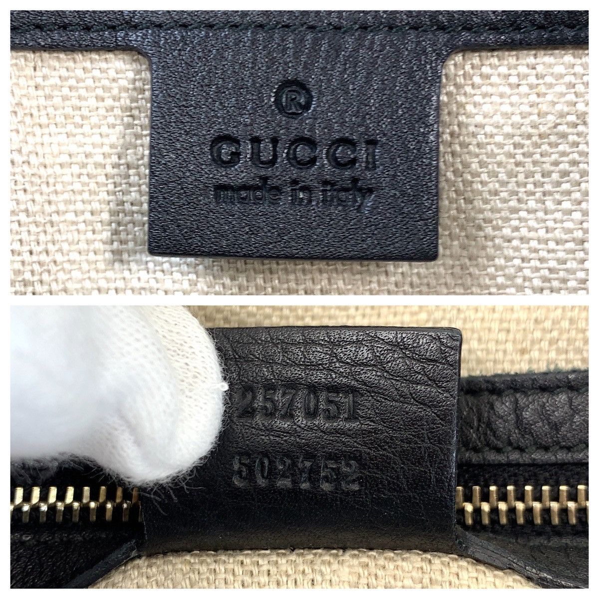 Gucci Gucci Gucci 257051 Leather 2way Bag Leather Shoulder Bag 257051 DUTY FREE for USA Size ONE SIZE - 4 Thumbnail