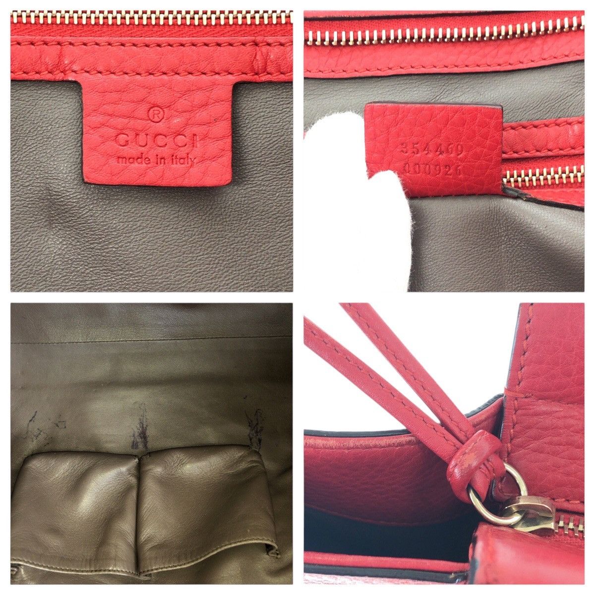 Gucci Gucci Gucci Bamboo Leather 2way Bag Leather Shoulder Bag 354469 DUTY FREE for USA Size ONE SIZE - 6 Thumbnail