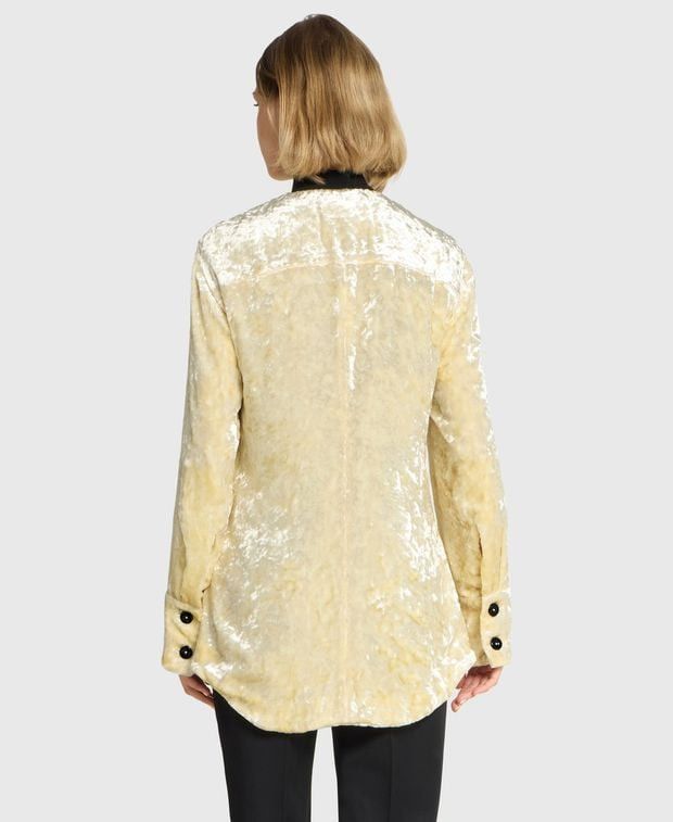 Jil Sander Velvet blouse Size XXS / US 00 / IT 34 - 2 Thumbnail