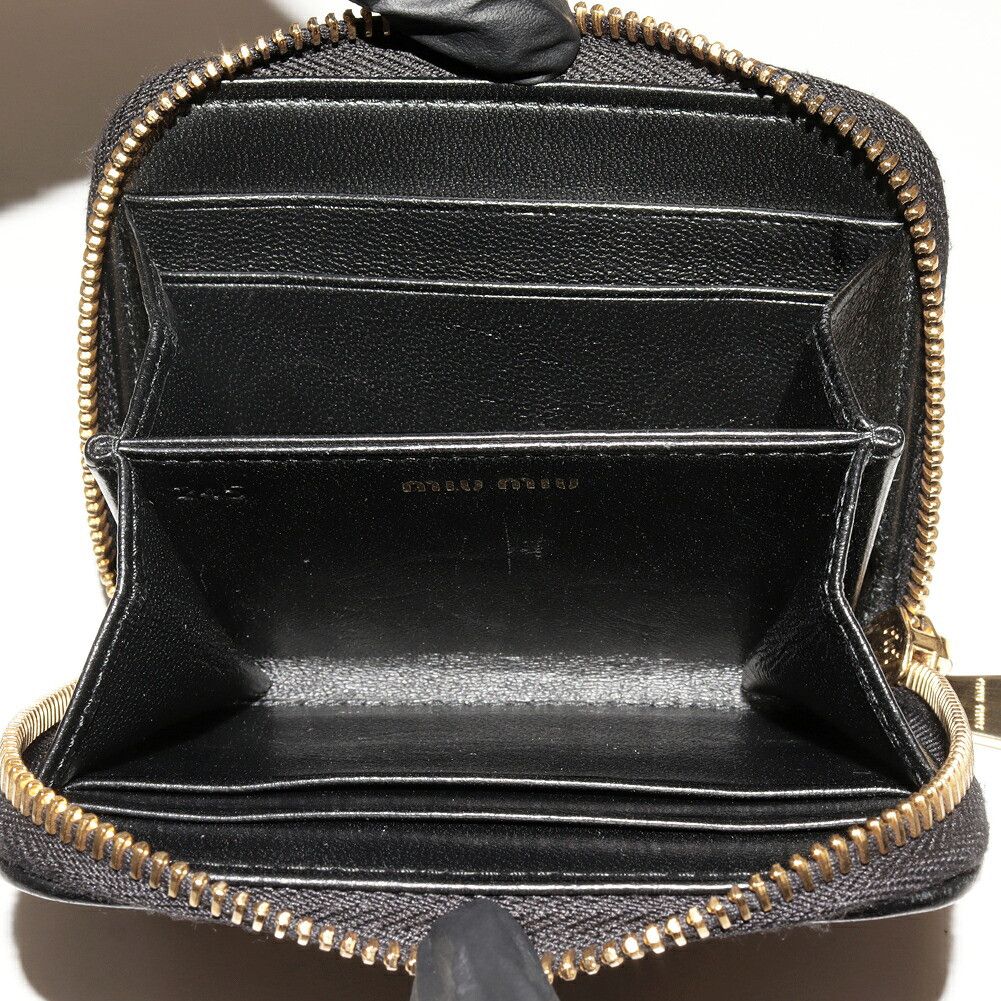 Miu Miu Miu Miu Miu Miu Matelassé Lambskin Coin Case Leather Coin Case 5MM268 DUTY FREE for USA Size ONE SIZE - 3 Thumbnail