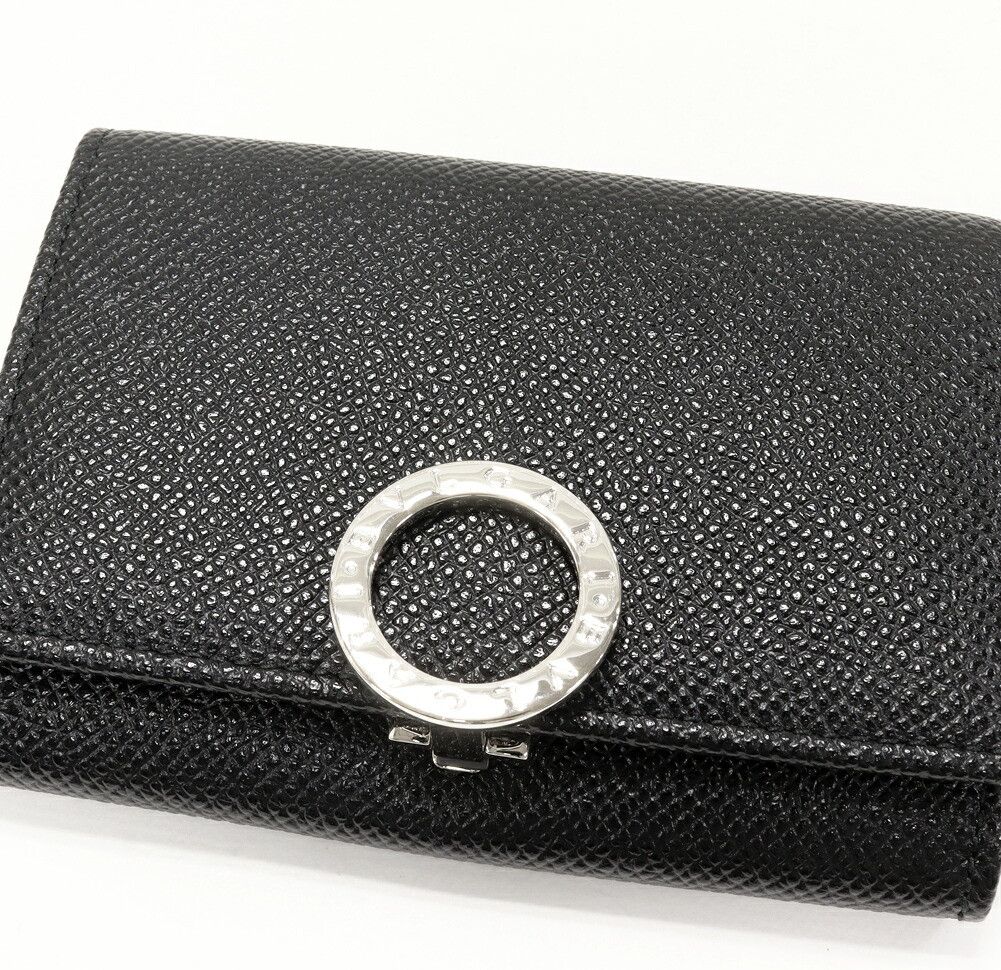 Bvlgari Bvlgari Bvlgari Bulgari Bulgari Grained Calfskin Card Holder Leather Card Case 30420 DUTY FREE for USA Size ONE SIZE - 5 Thumbnail