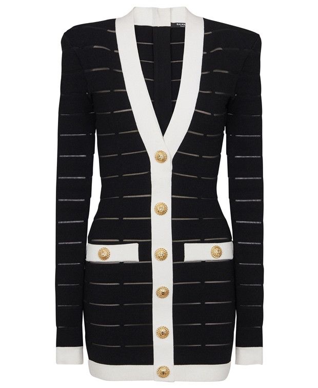 Balmain Midi dress Size S / US 4 / IT 40 - 4 Thumbnail