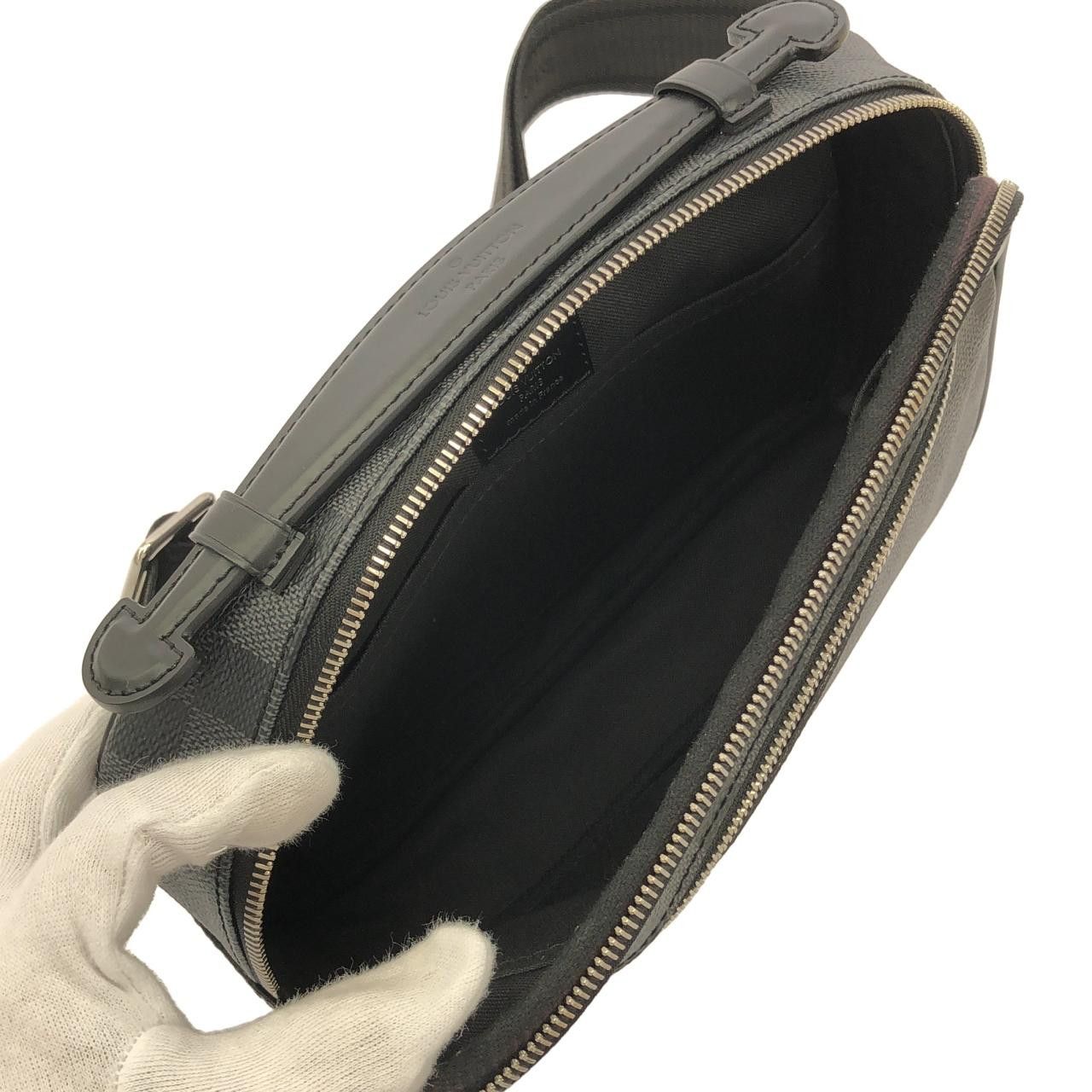 Louis Vuitton Louis Vuitton Louis Vuitton Damier Graphite Shoulder Bag Textile Shoulder Bag N41289 DUTY FREE for USA Size ONE SIZE - 7 Thumbnail