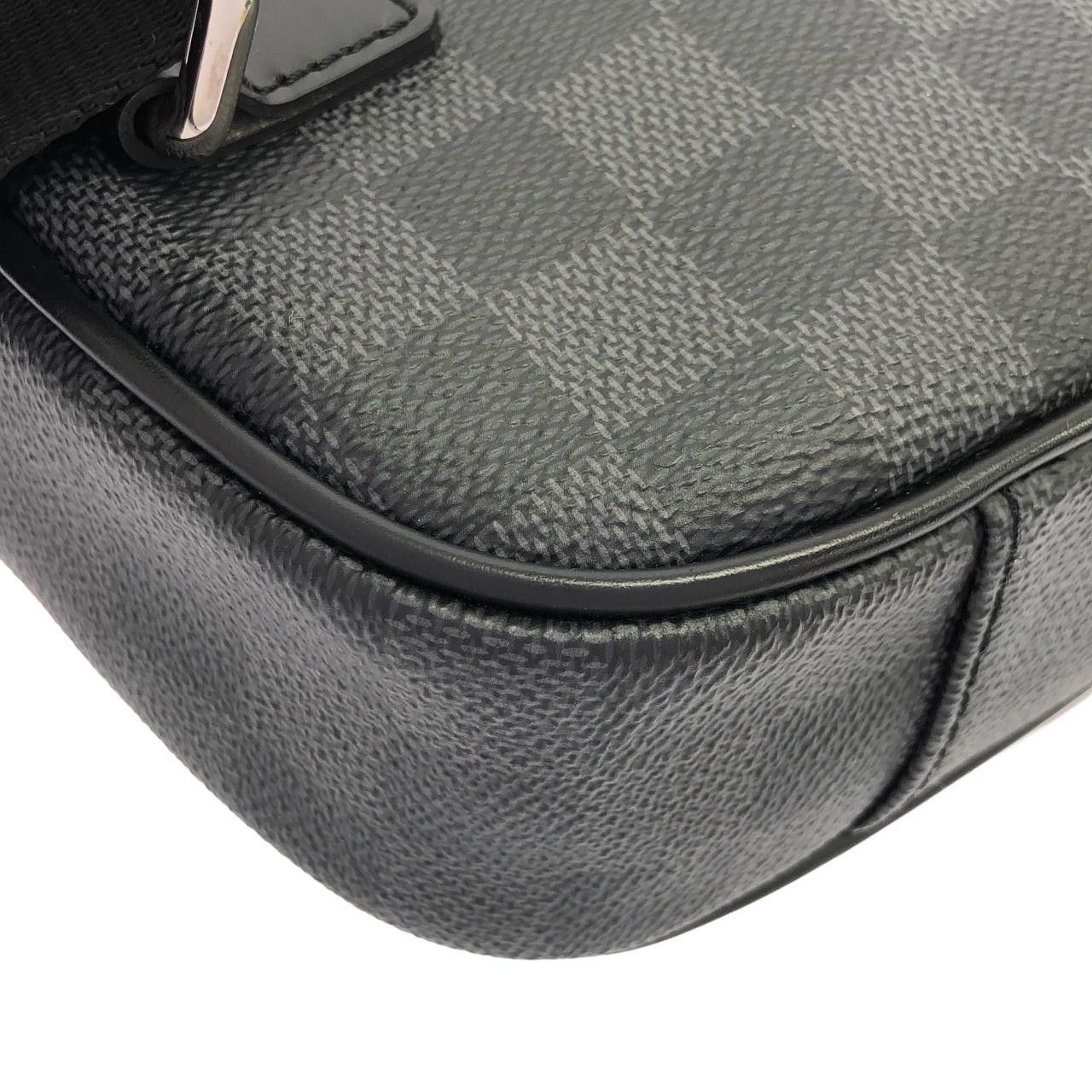 Louis Vuitton Louis Vuitton Louis Vuitton Damier Graphite Shoulder Bag Textile Shoulder Bag N41289 DUTY FREE for USA Size ONE SIZE - 3 Thumbnail
