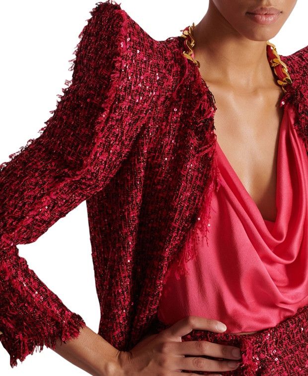 Balmain Tweed jacket Size XS / US 0-2 / IT 36-38 - 6 Thumbnail