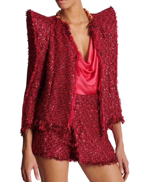 Balmain Tweed jacket Size XS / US 0-2 / IT 36-38 - 2 Thumbnail