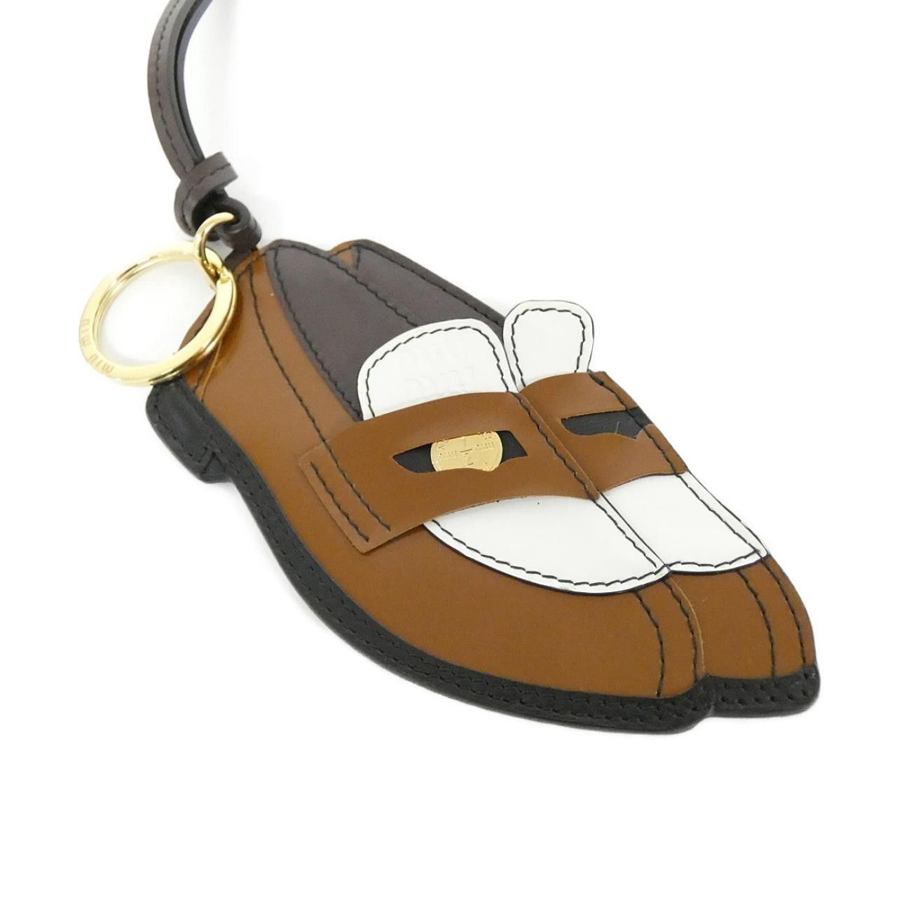 Miu Miu Miu Miu Miu Miu MIU PENNY LOAFE Charm Leather Charm 5TL532 DUTY FREE for USA Size ONE SIZE - 2 Thumbnail
