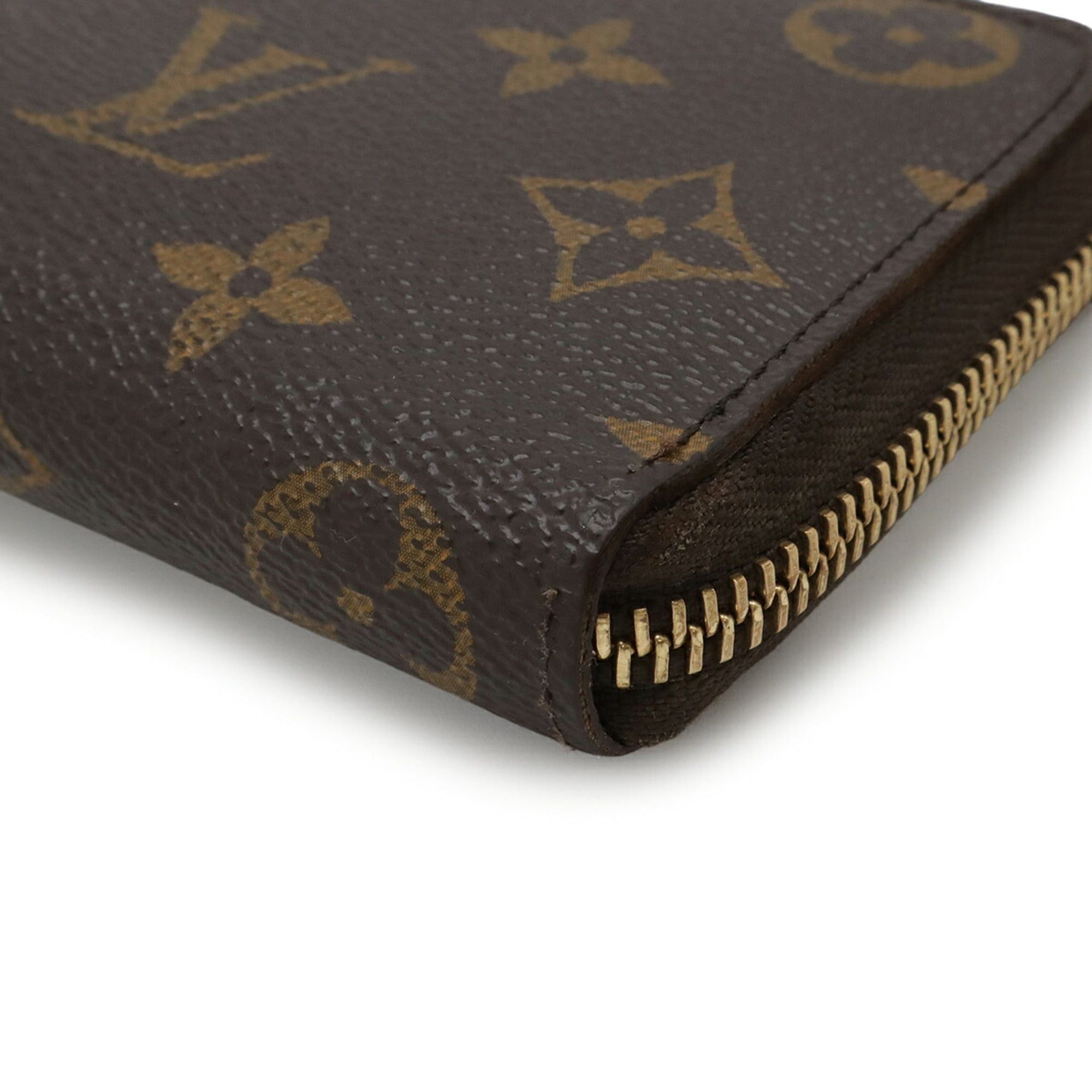 Louis Vuitton LOUIS VUITTON Monogram Portefeuille Clemence Round Long Wallet in Fuchsia M60742 Size ONE SIZE - 4 Thumbnail