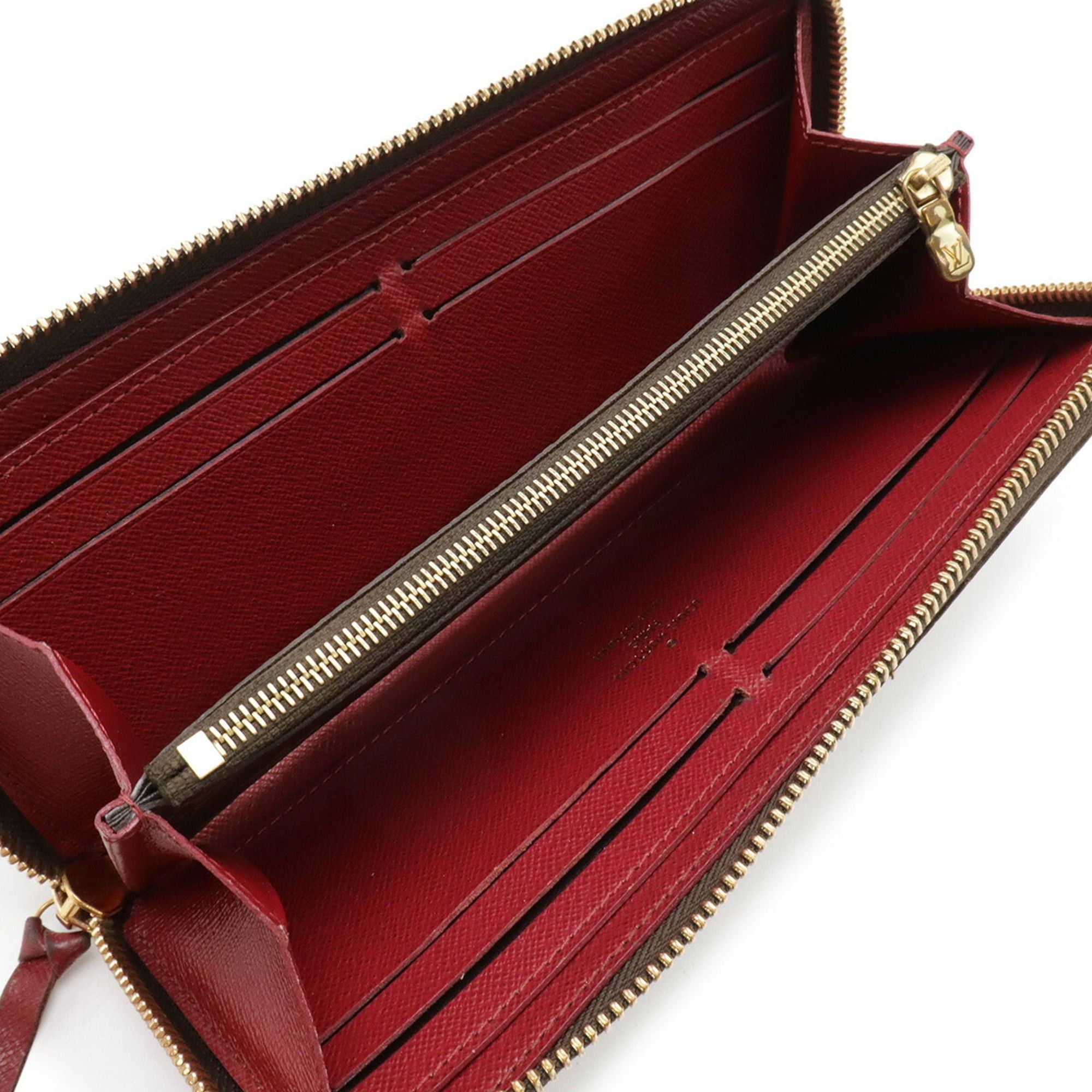 Louis Vuitton LOUIS VUITTON Monogram Portefeuille Clemence Round Long Wallet in Fuchsia M60742 Size ONE SIZE - 7 Thumbnail