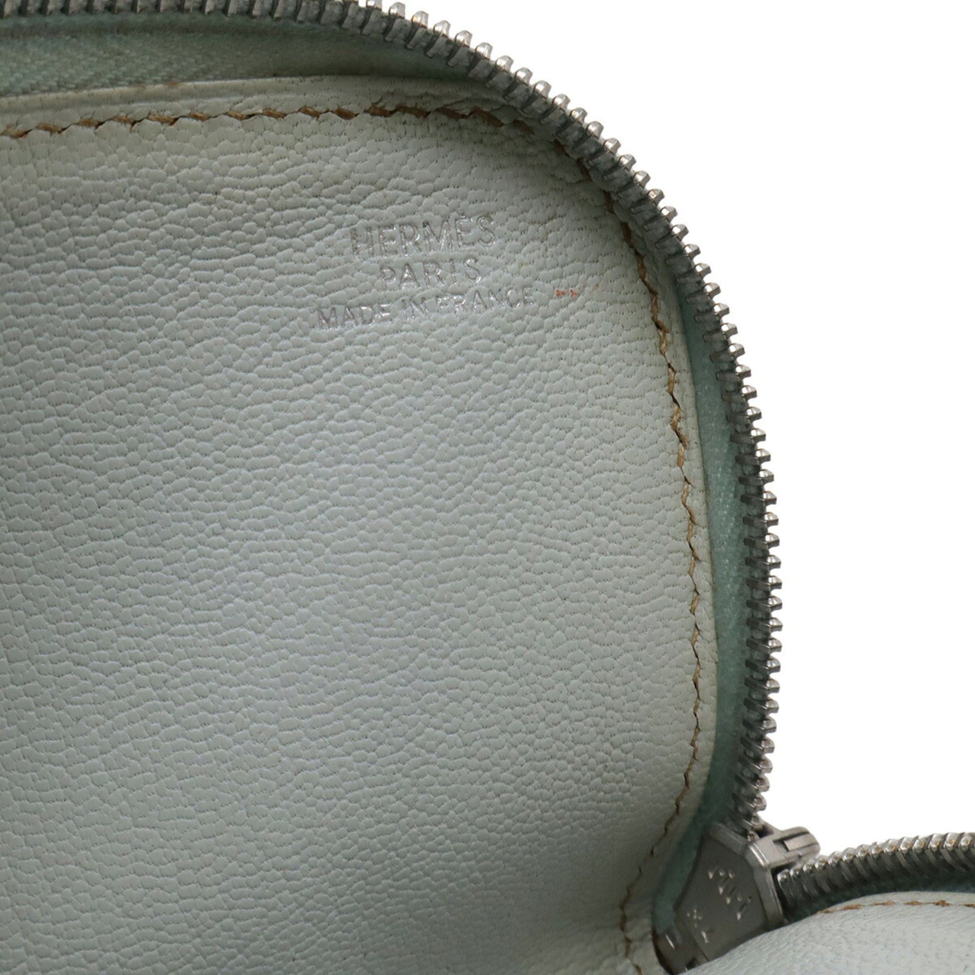 Hermes HERMES Remix Business Card Case/Card Case/Pass Case, L-Shaped, with Strap, Light Gray Leather, E Stamp Size ONE SIZE - 8 Thumbnail