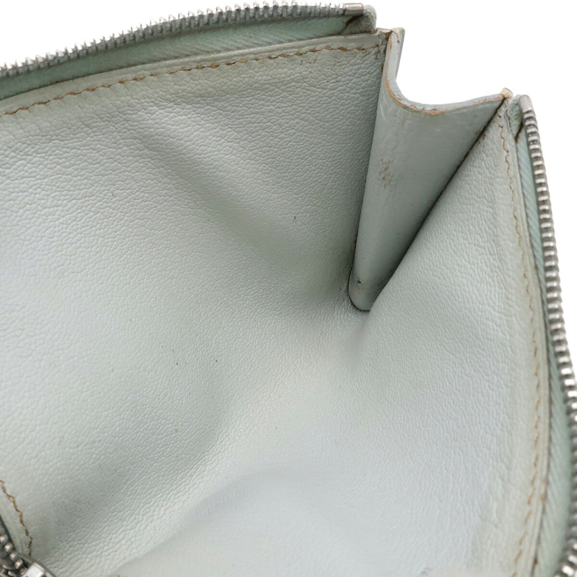 Hermes HERMES Remix Business Card Case/Card Case/Pass Case, L-Shaped, with Strap, Light Gray Leather, E Stamp Size ONE SIZE - 7 Thumbnail