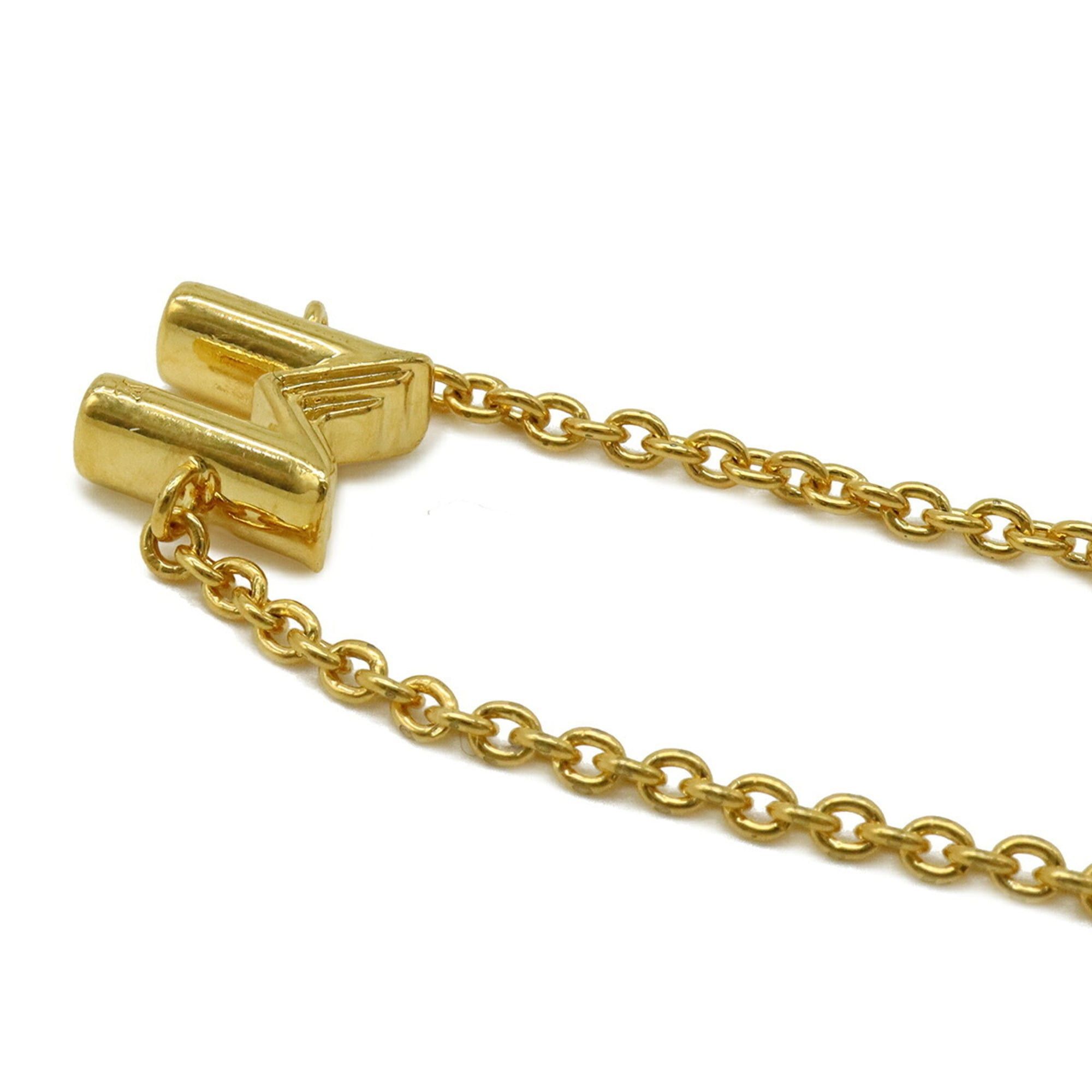 Louis Vuitton LOUIS VUITTON LV&ME M Initial GP Gold Bracelet M67170 Size ONE SIZE - 5 Thumbnail