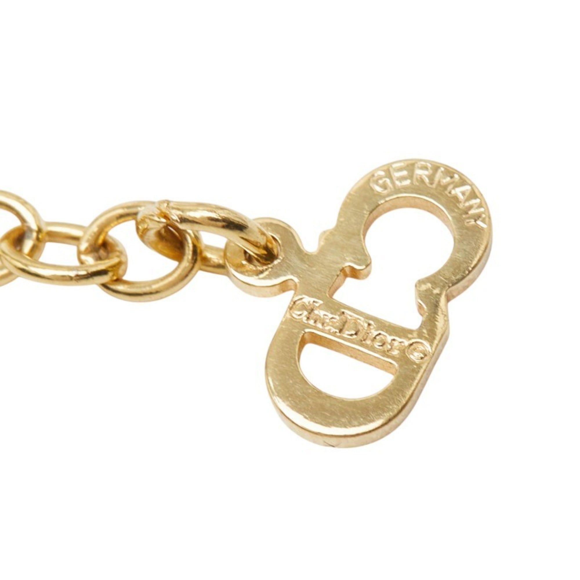 Dior Christian Dior Dior CD logo necklace, gold plated, for women. Size ONE SIZE - 6 Thumbnail