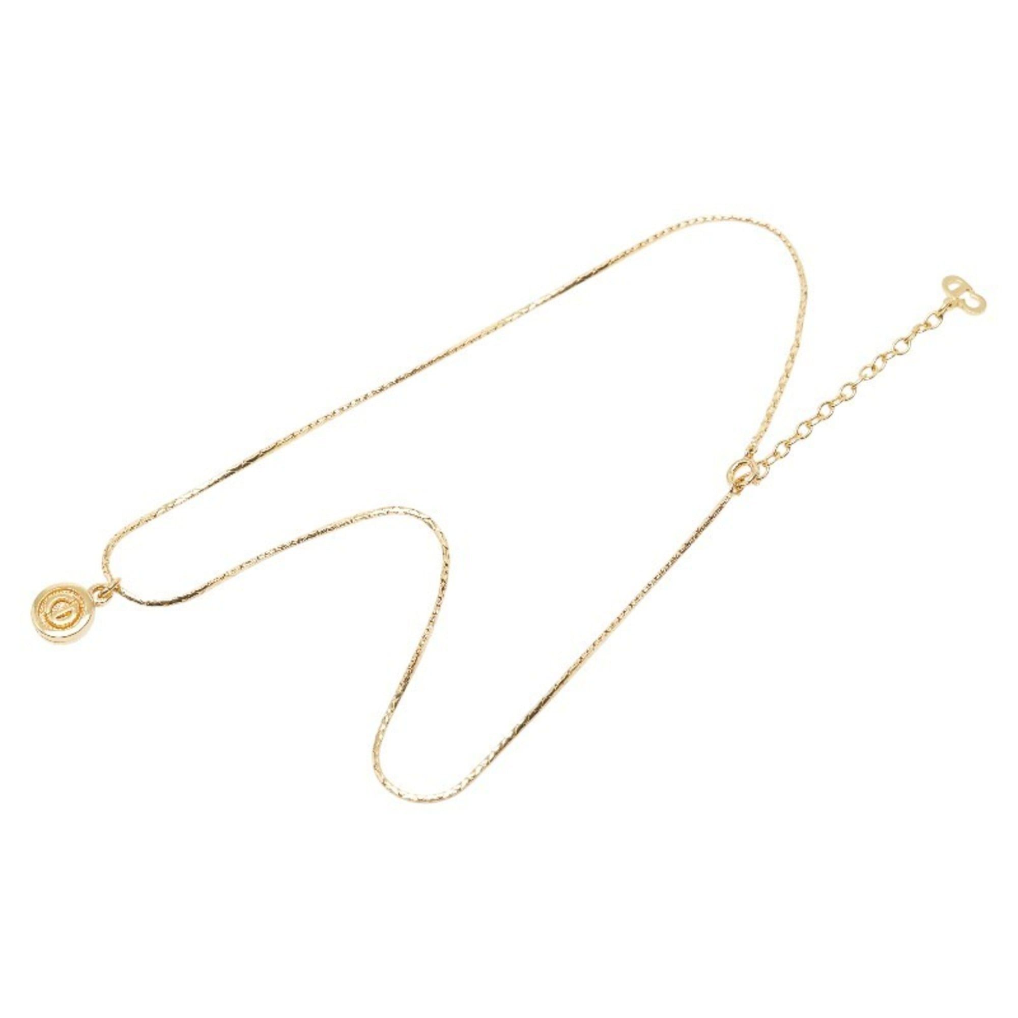 Dior Christian Dior Dior CD logo necklace, gold plated, for women. Size ONE SIZE - 4 Thumbnail