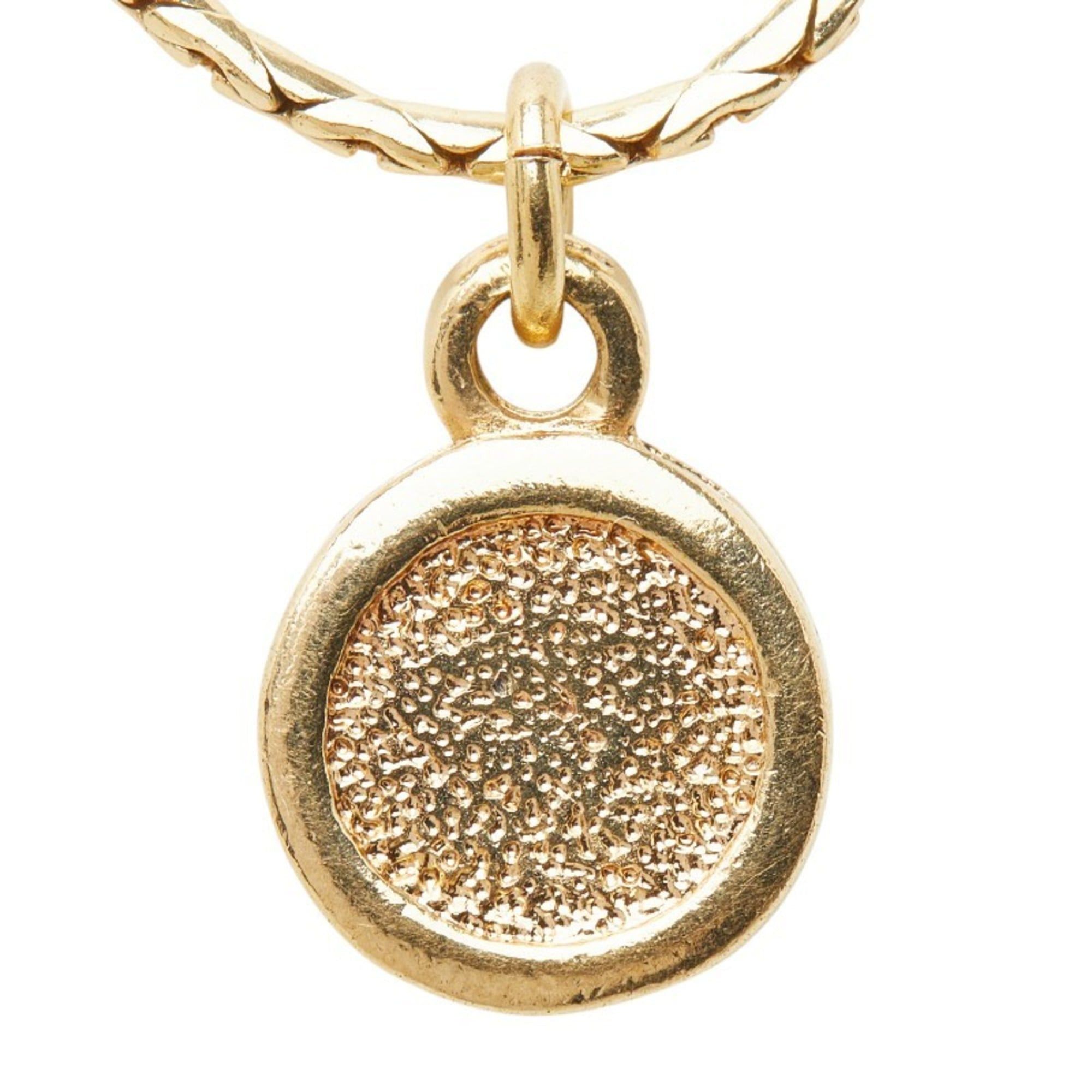 Dior Christian Dior Dior CD logo necklace, gold plated, for women. Size ONE SIZE - 3 Thumbnail