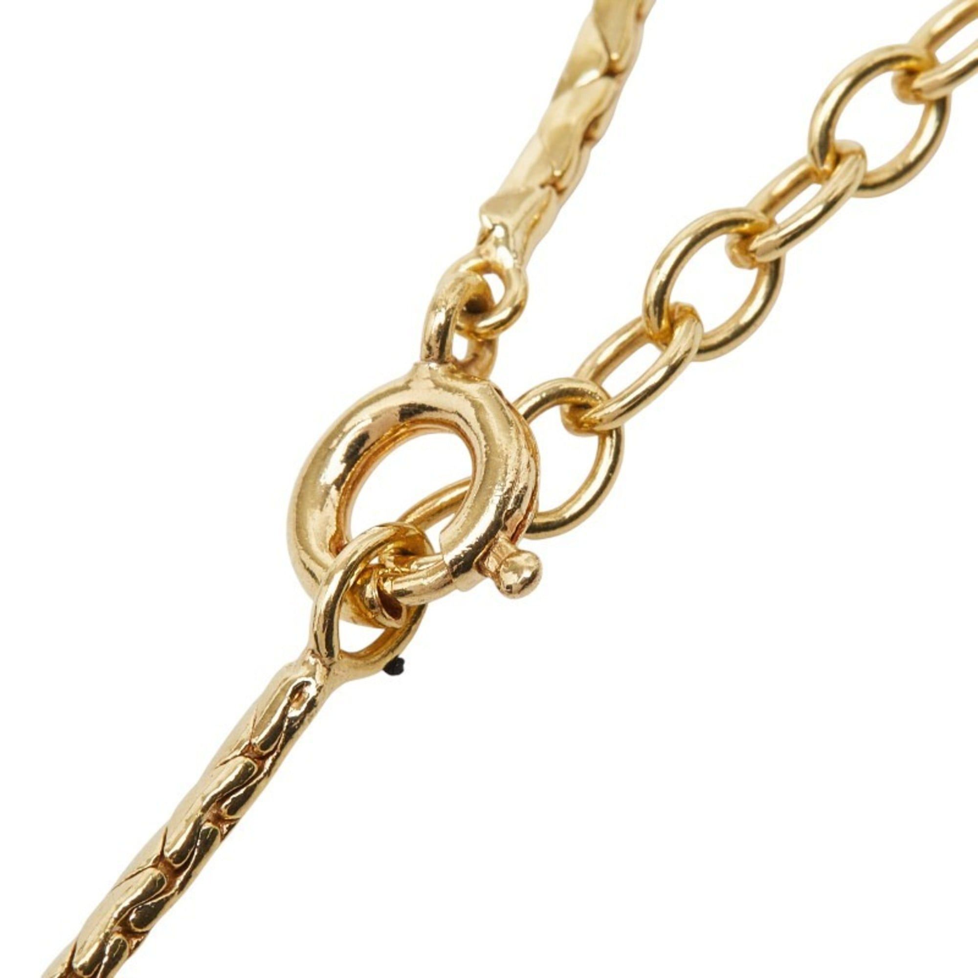 Dior Christian Dior Dior CD logo necklace, gold plated, for women. Size ONE SIZE - 5 Thumbnail
