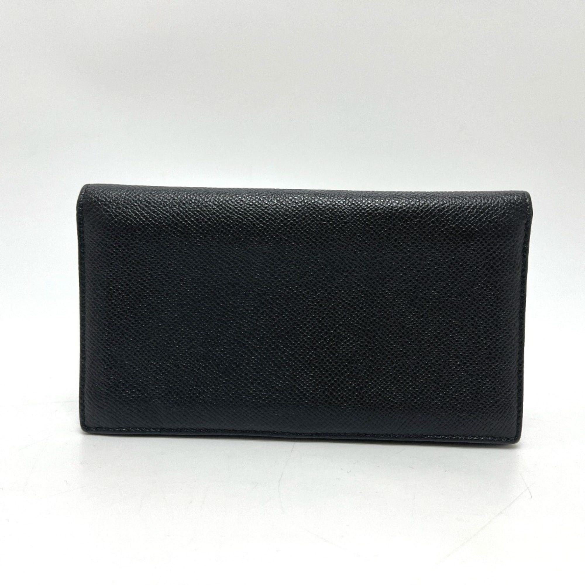 Bvlgari BVLGARI 33745 Logo Clip Bifold Wallet, Long Leather, Women's, Black Size ONE SIZE - 2 Thumbnail