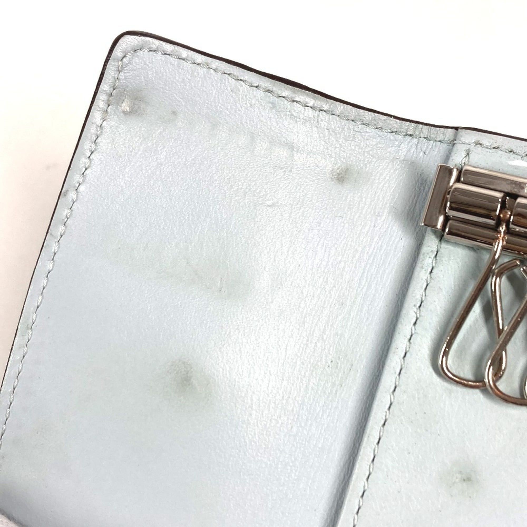 Louis Vuitton LOUIS VUITTON M81236 Monogram Mahina Multicle 4 Key Case, Leather, Men's and Women's, Blue Nuage, Size ONE SIZE - 14 Thumbnail