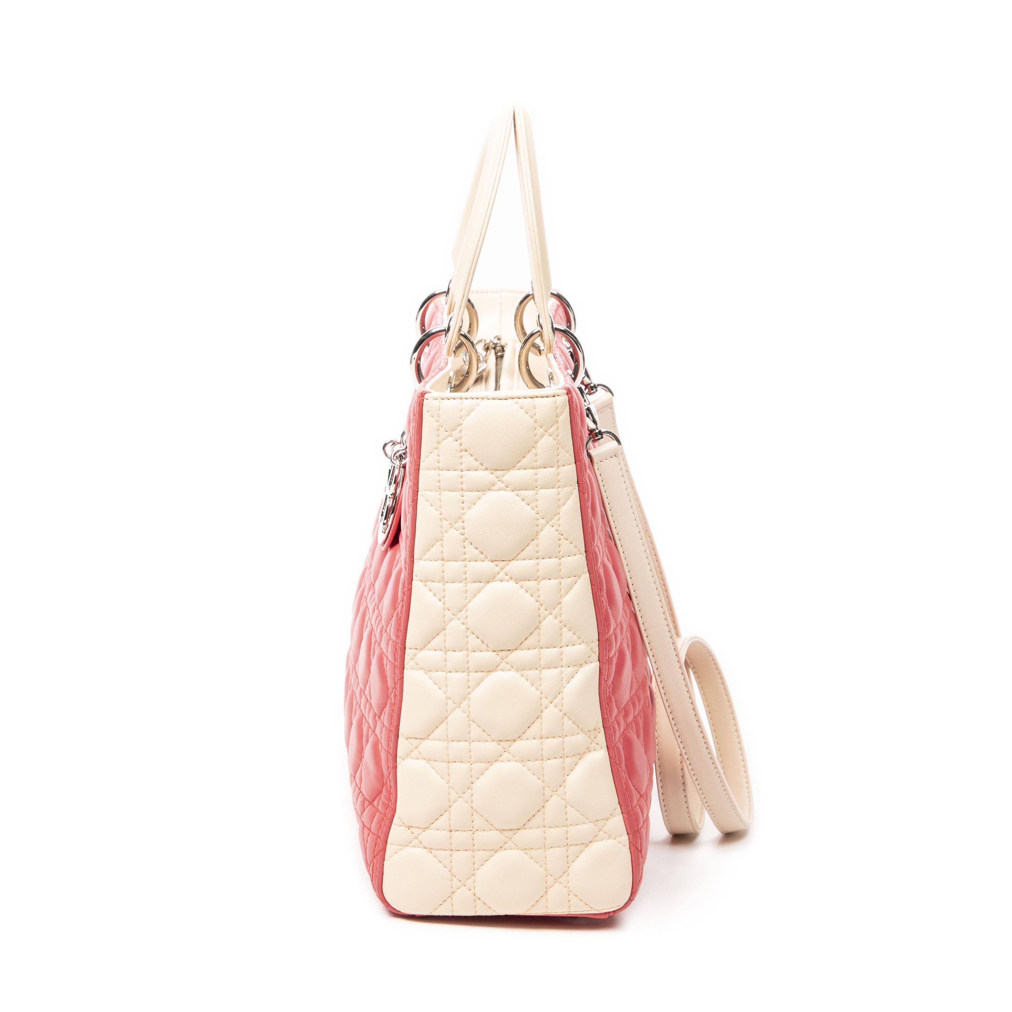Dior Large Bicolor Lady Dior Zip Size ONE SIZE - 3 Thumbnail