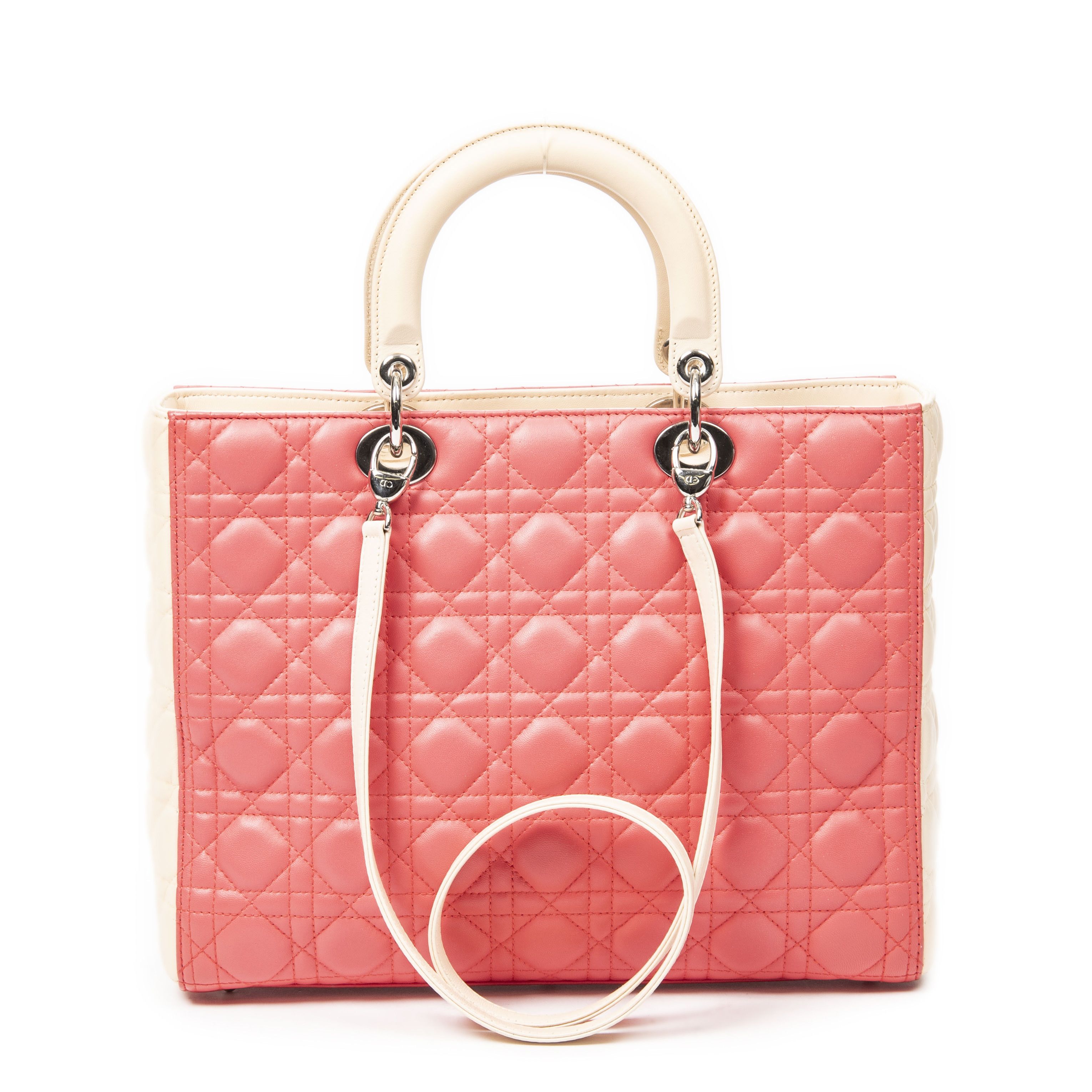Dior Large Bicolor Lady Dior Zip Size ONE SIZE - 5 Thumbnail