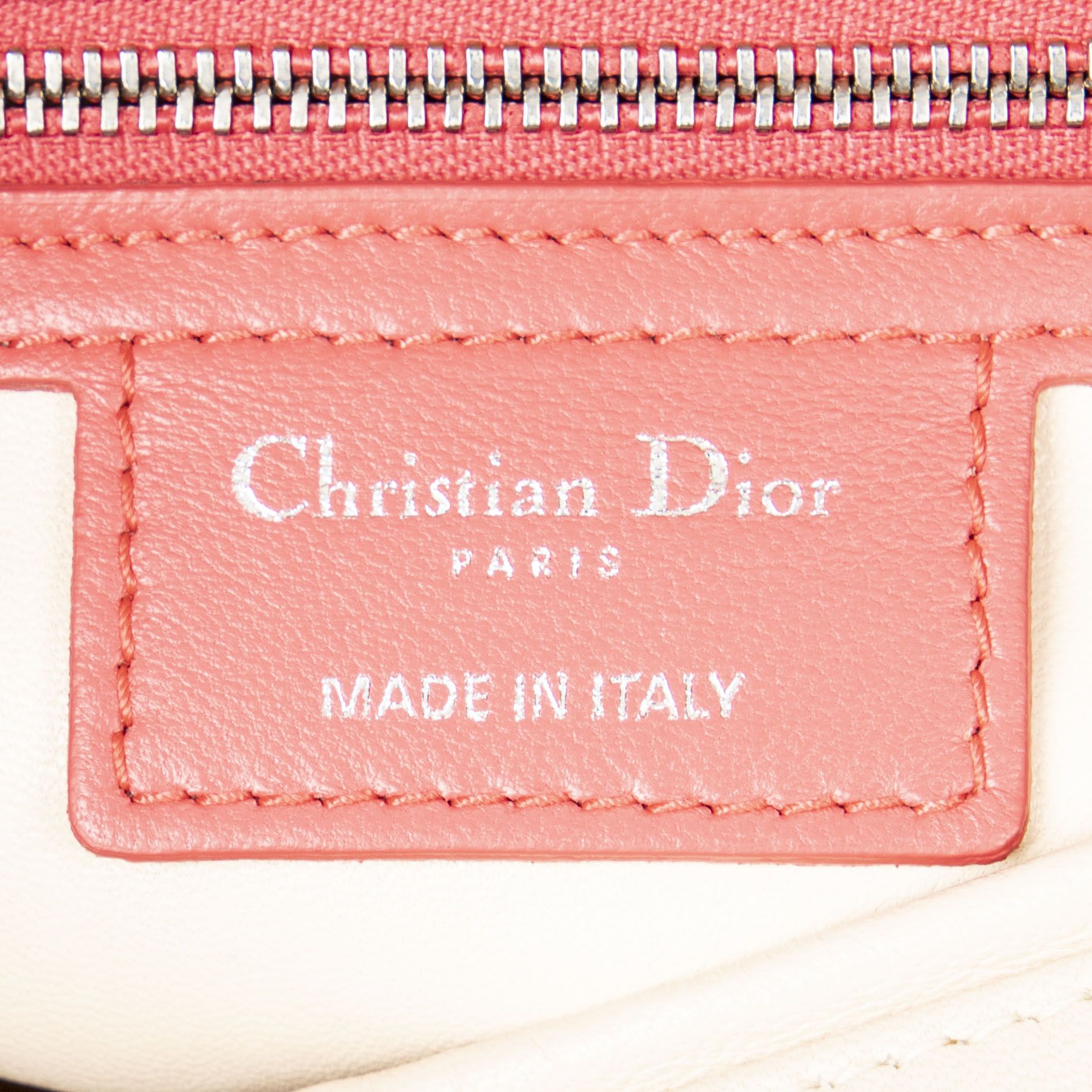 Dior Large Bicolor Lady Dior Zip Size ONE SIZE - 8 Thumbnail