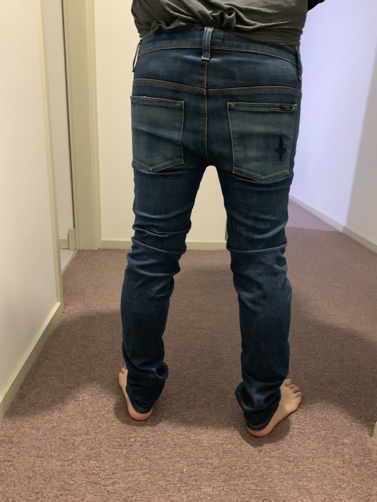 Claude Maus Claude maus electric blue skinny denim jeans like ksubi Size US 30 / EU 46 - 2 Thumbnail