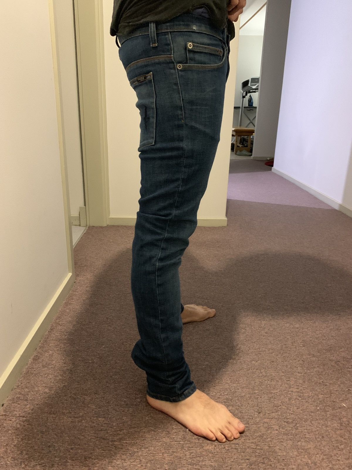 Claude Maus Claude maus electric blue skinny denim jeans like ksubi Size US 30 / EU 46 - 3 Thumbnail