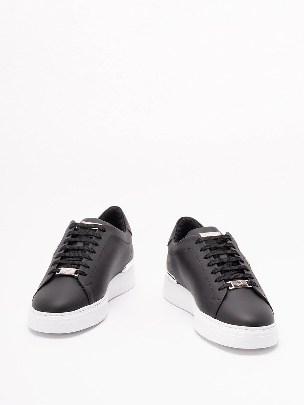 Philipp Plein Leather Low-Top Sneaker `Hexagon` Size US 10 / EU 43 - 2 Thumbnail